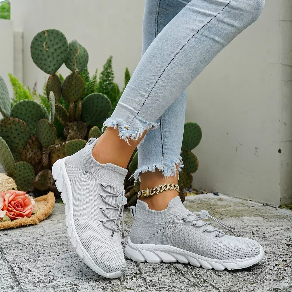 Round Toe Lace Up Sneakers, image 11