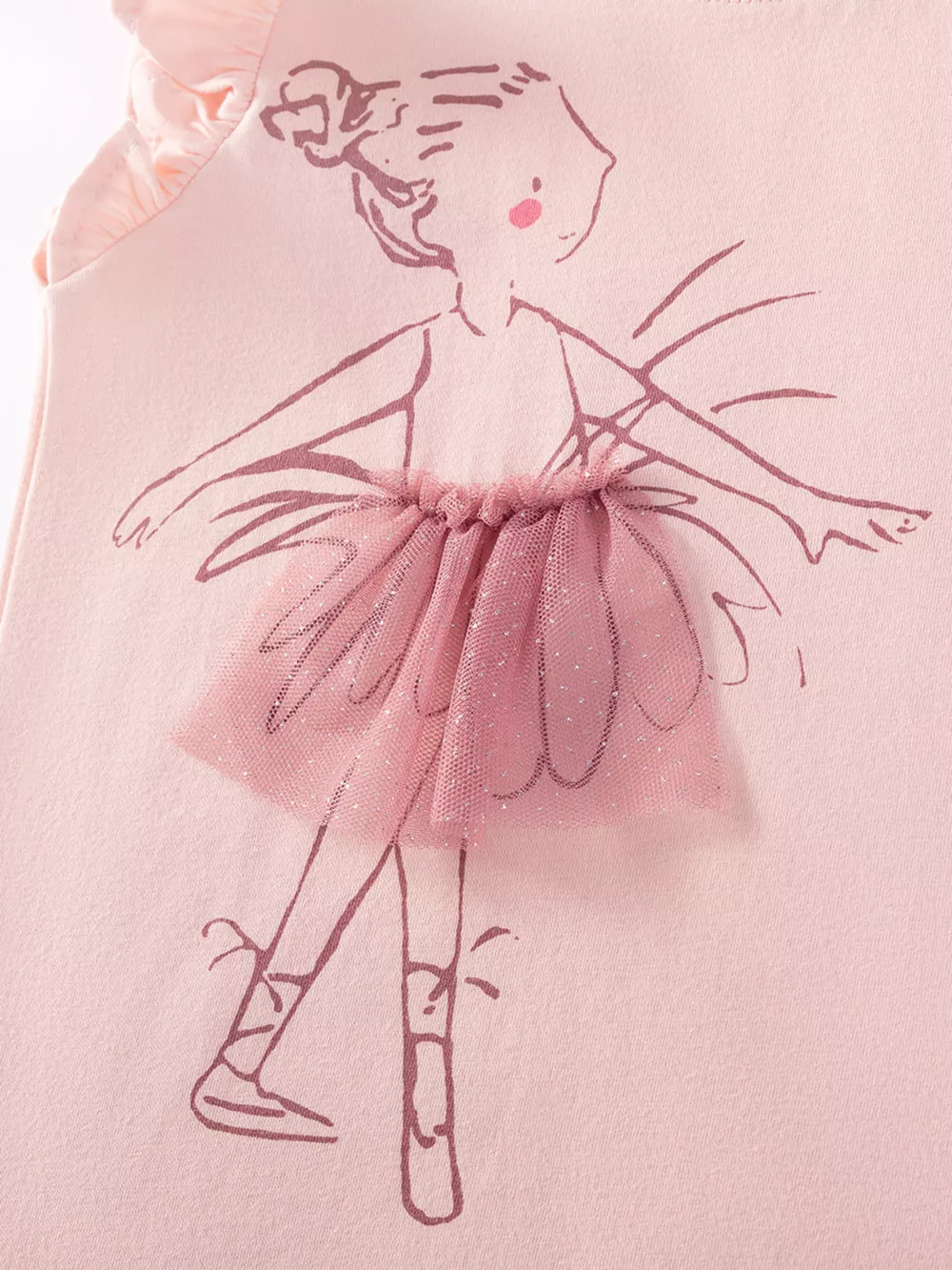 Children's Ballerina Ruffle Sleeve T-Shirt, image 6