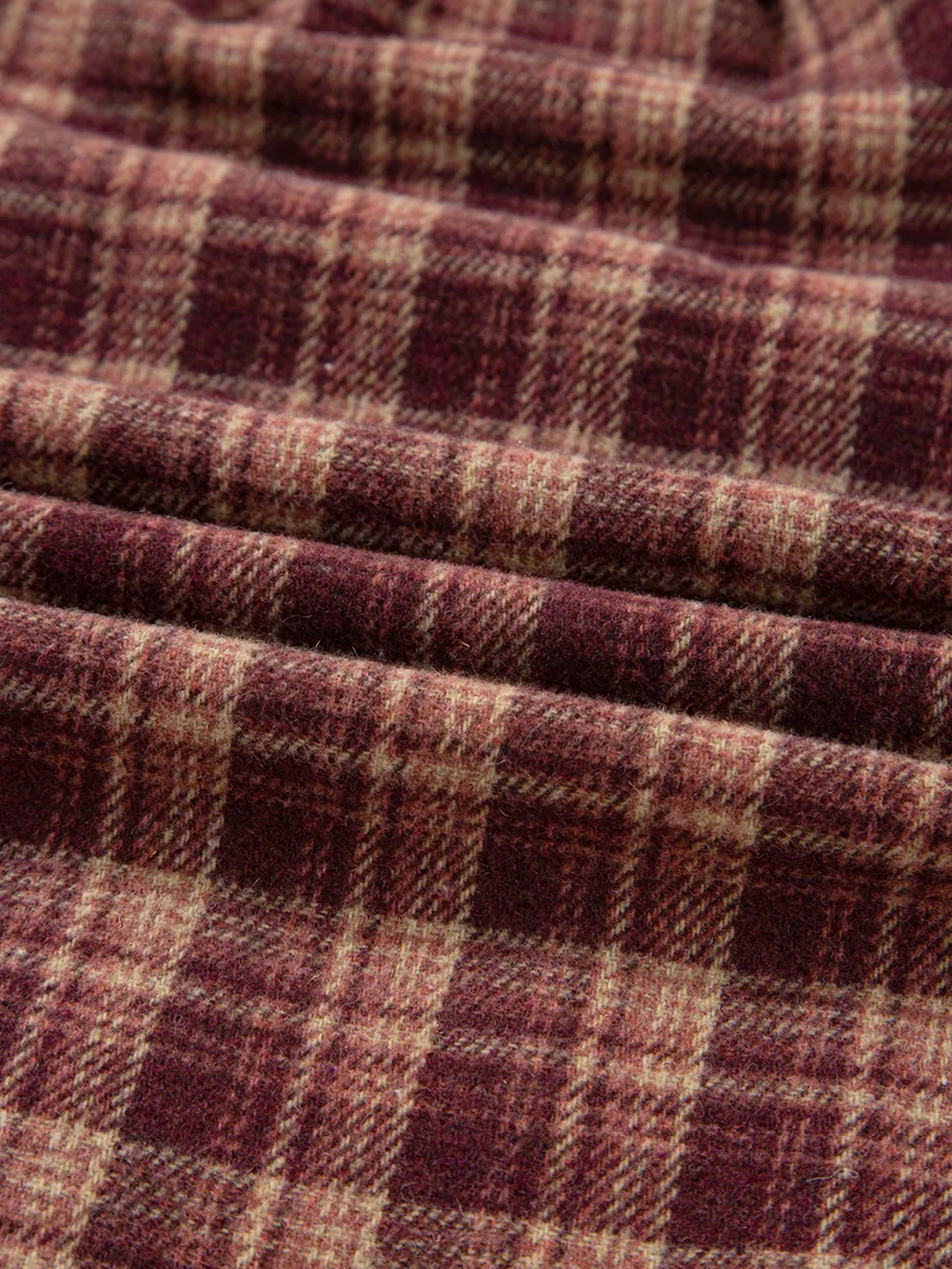 Plaid Patchwork Drop Shoulder Sweatshirt, image 11