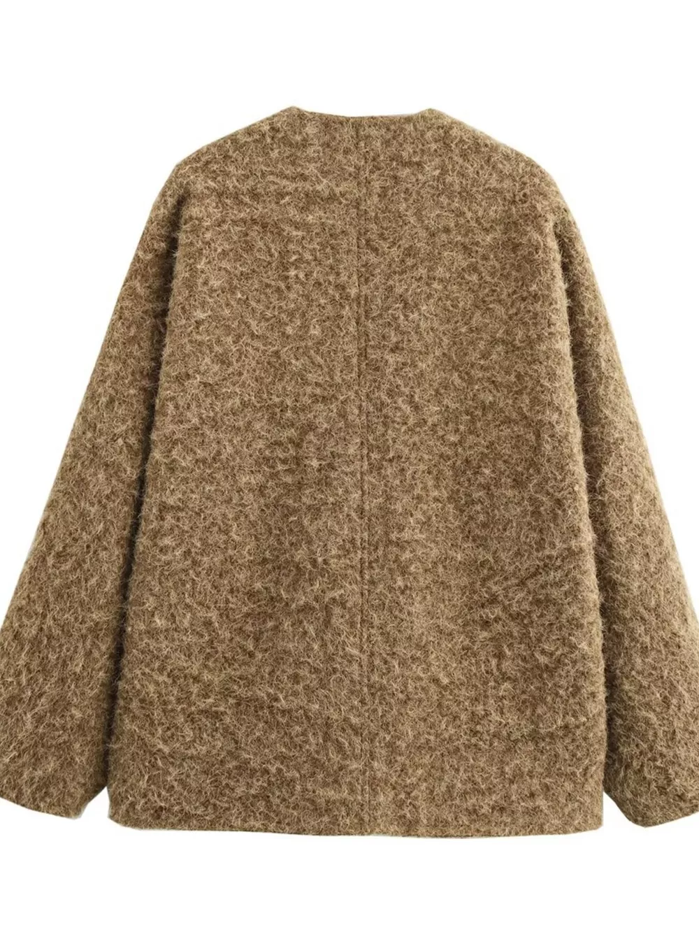 Textured Knit Tie-Front Outerwear, image 3