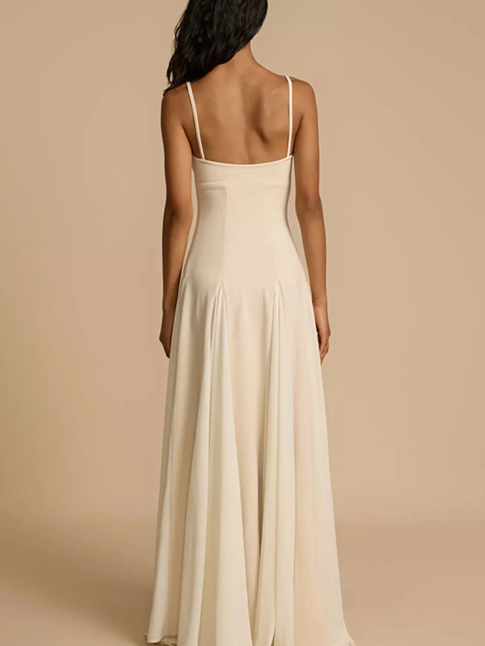 Sweetheart Neck Spaghetti Strap Flowy Maxi Dress, image 8