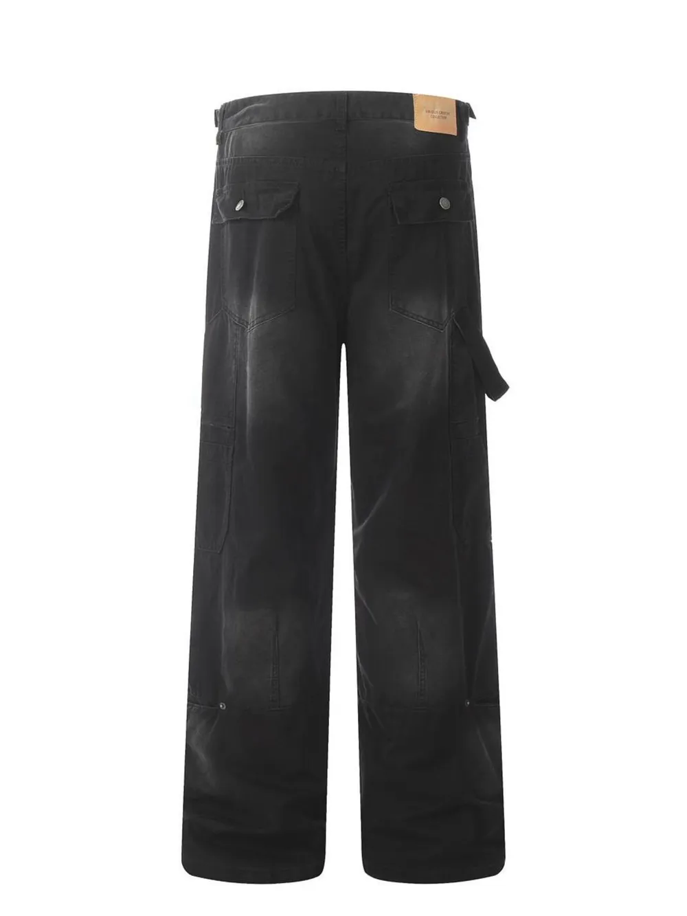 Men's Vintage Wide Leg Cargo Jeans, image 3