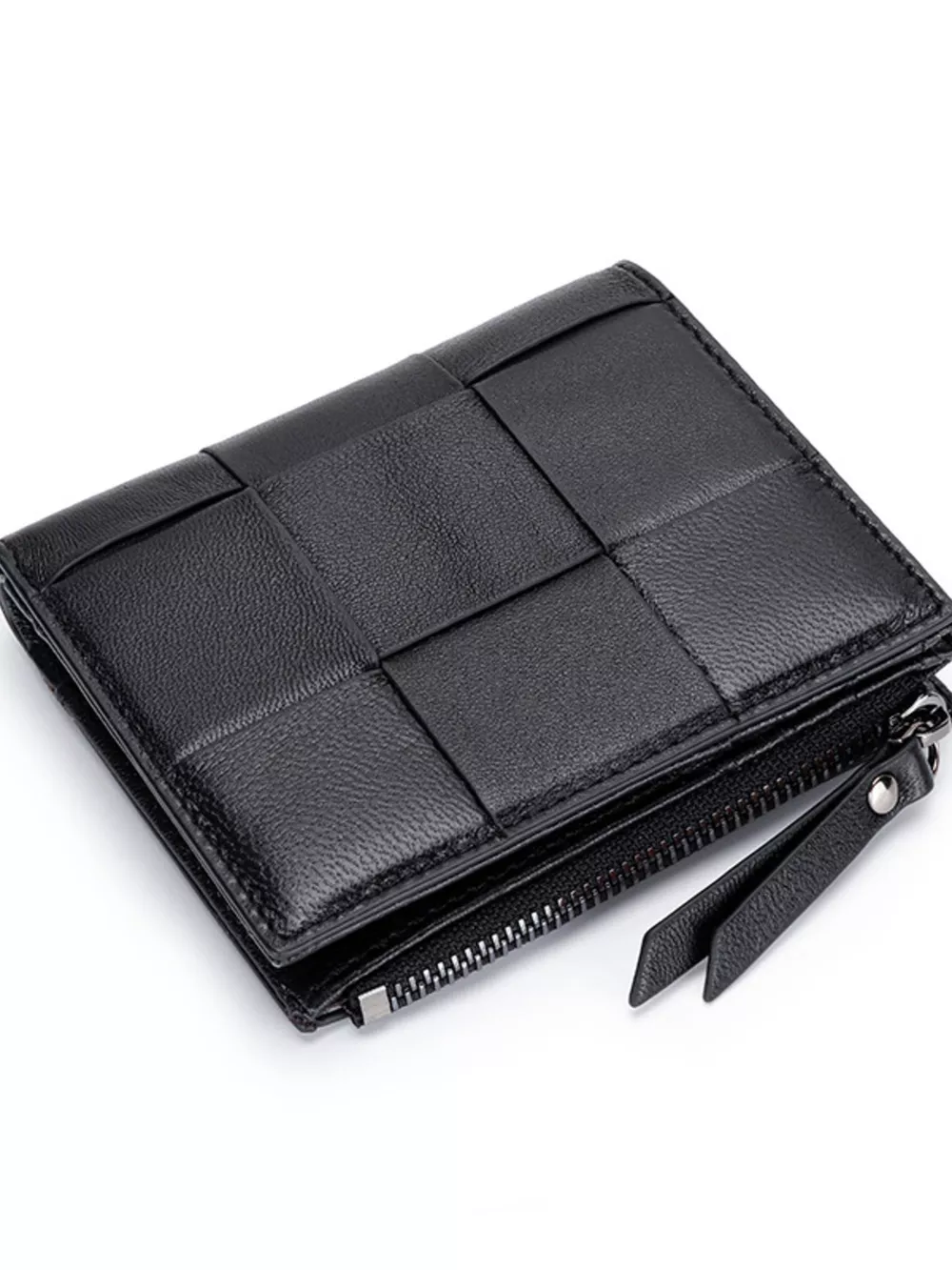 Woven Leather Card Case, image 3