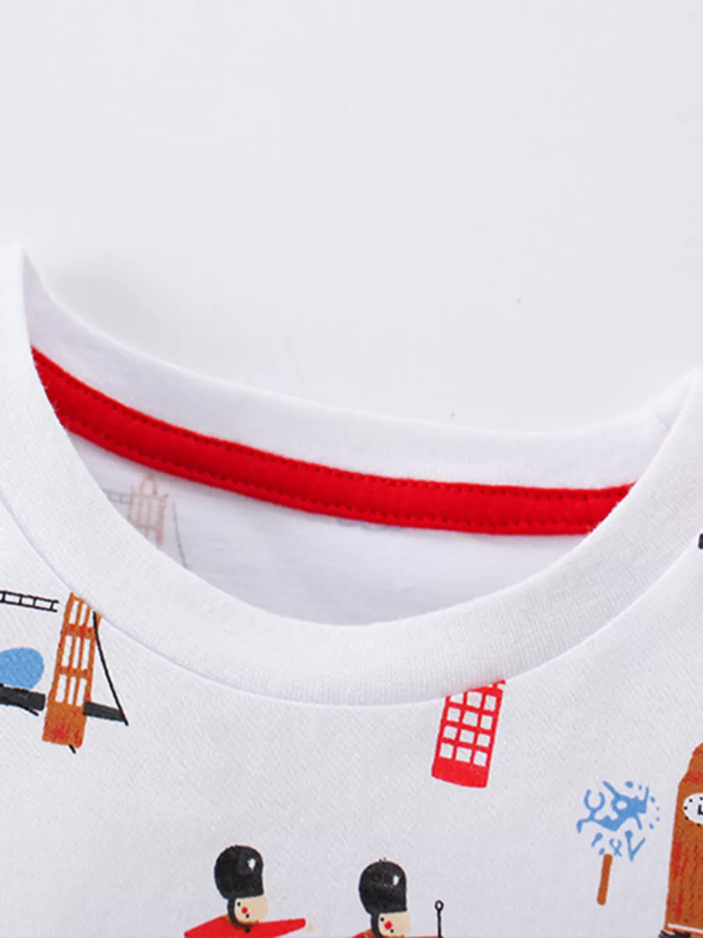 Children's Printed Round Neck Tee and Shorts Set, image 3