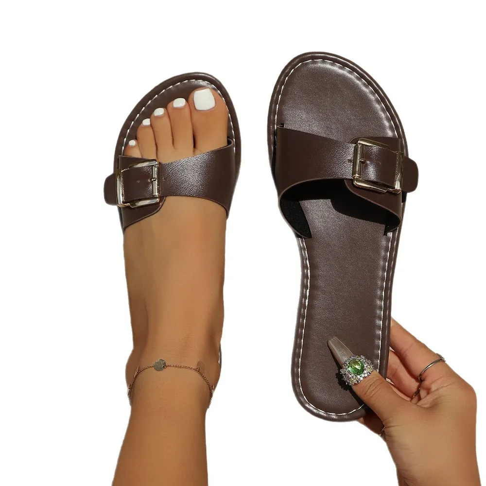 Open Toe Buckle Sandals, image 8