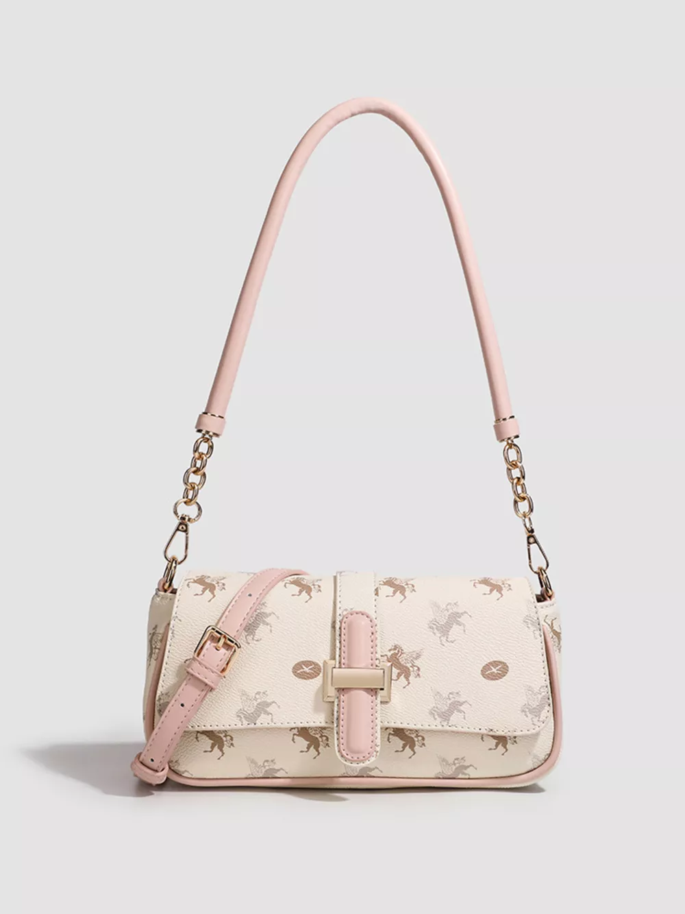 Pegasus Print Shoulder Bag