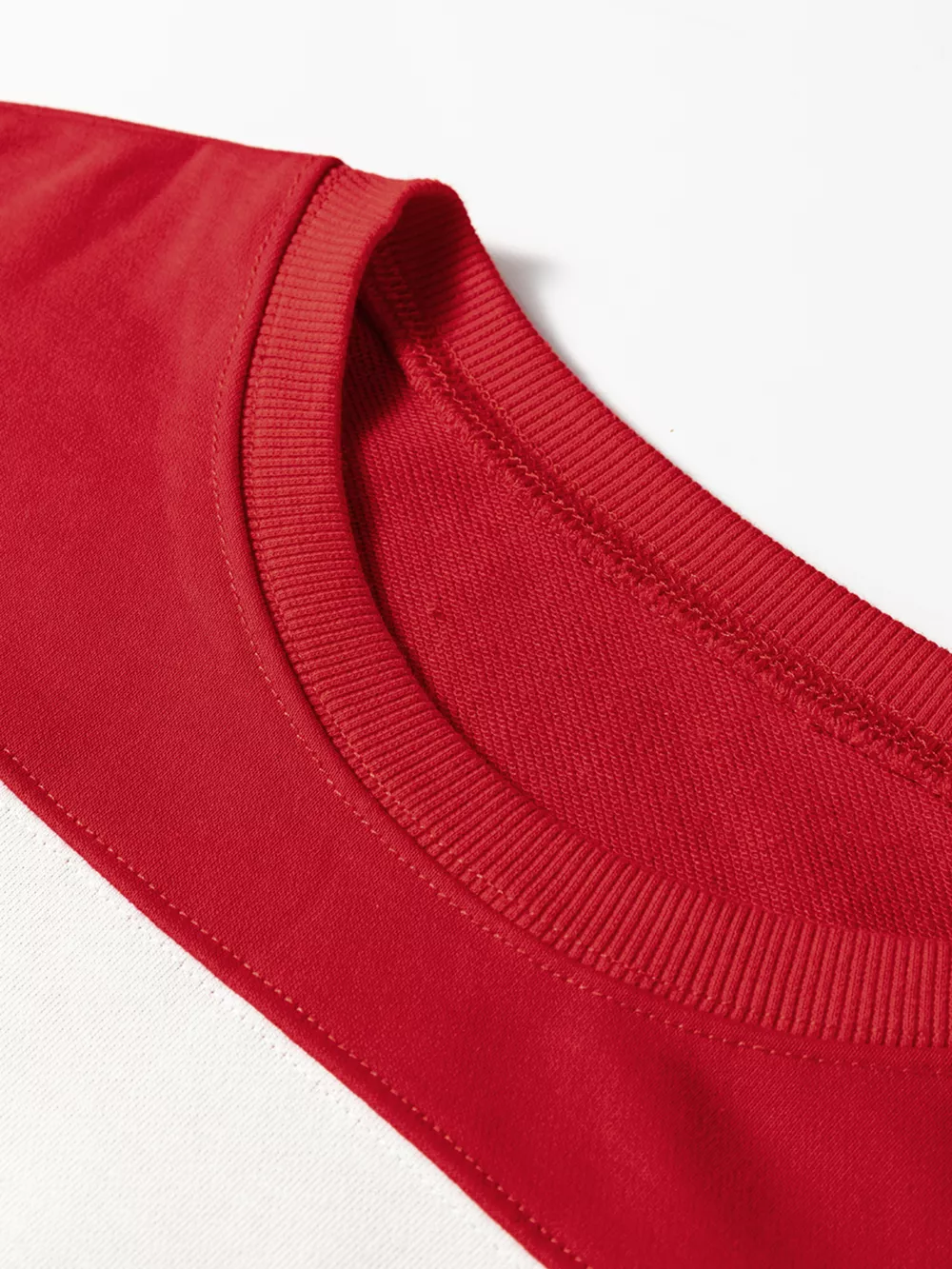 Colorblock Drop Shoulder Baggy Sweatshirt, image 6