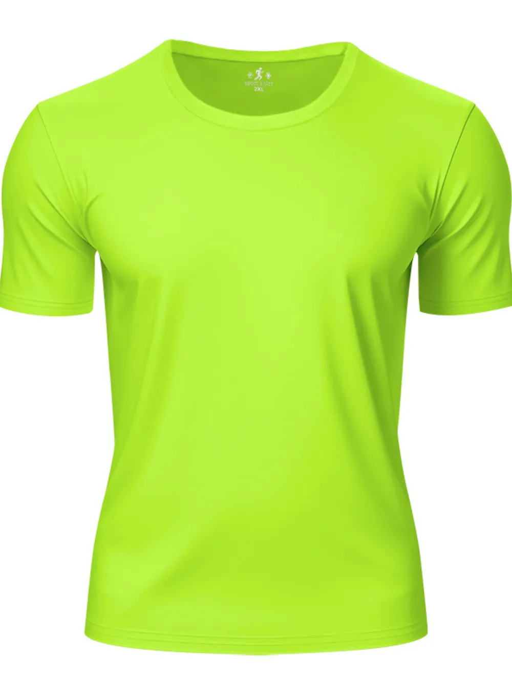 Men's Full Size Round Neck Short Sleeve Active T-Shirt Plus Size, image 10