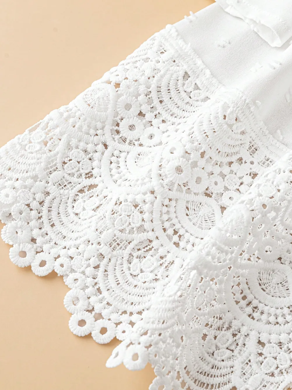 Lace Hem V-Neck Blouse, image 23