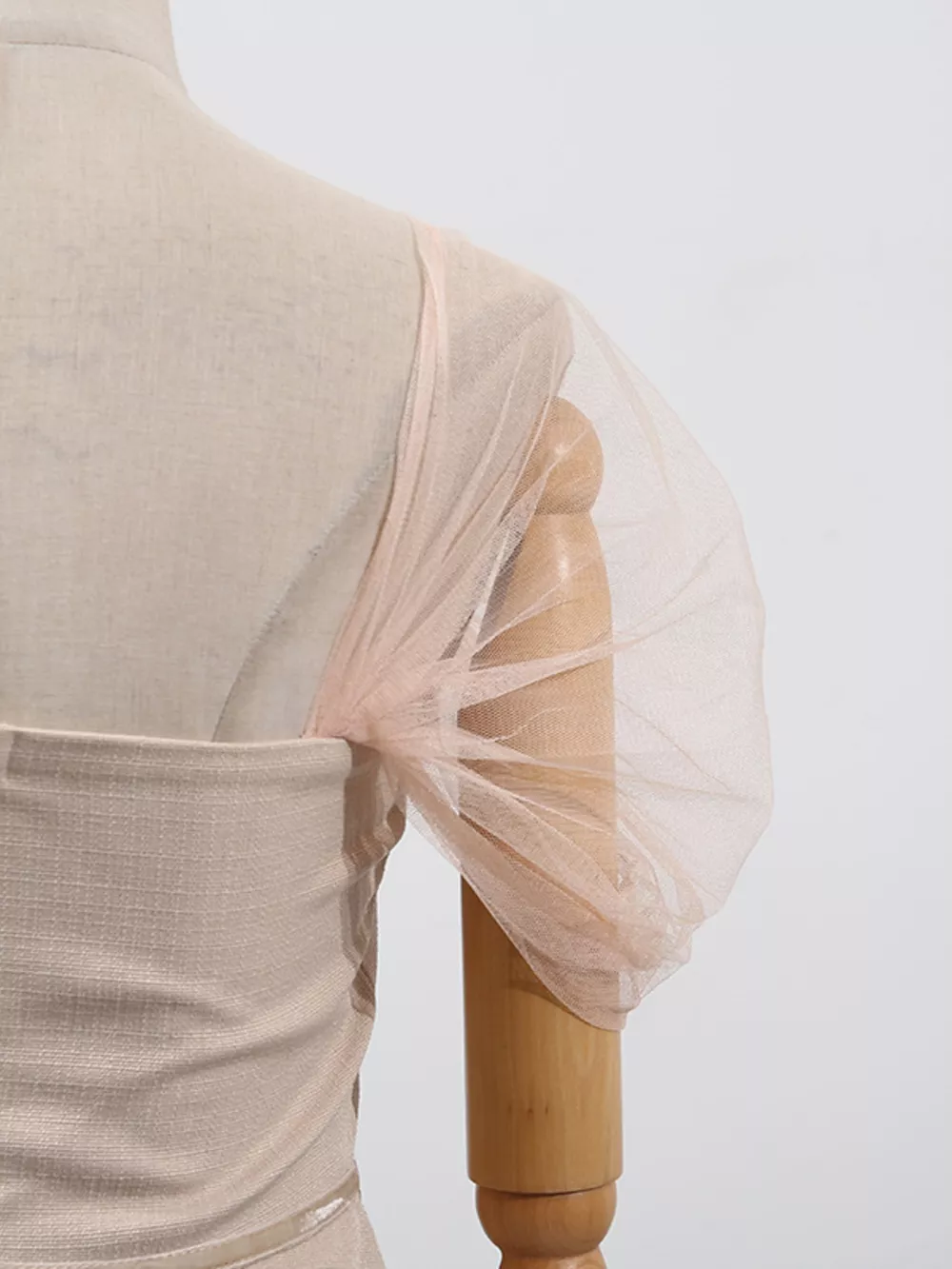 Embroidered Tulle Pleated Midi Dress, image 7