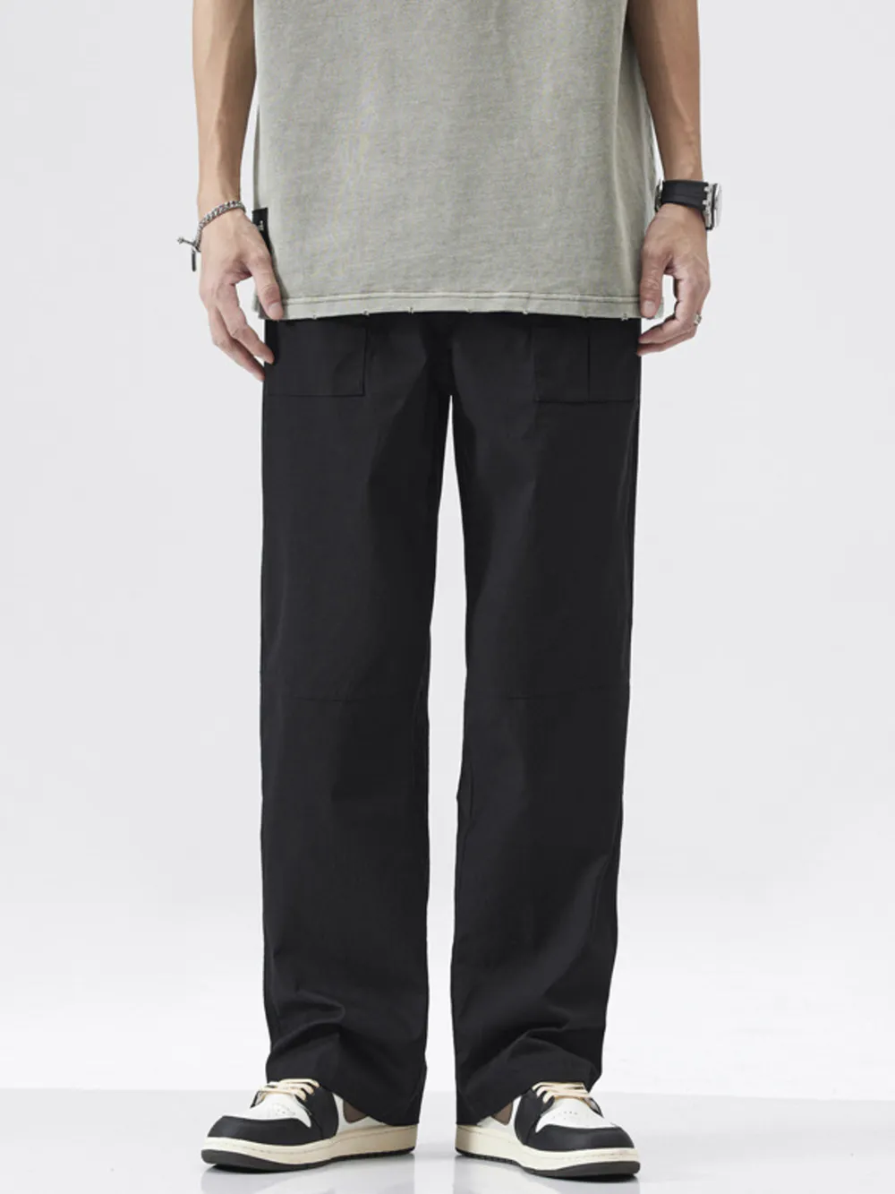 Men's Full Size Relaxed Fit Cargo Pants Plus Size