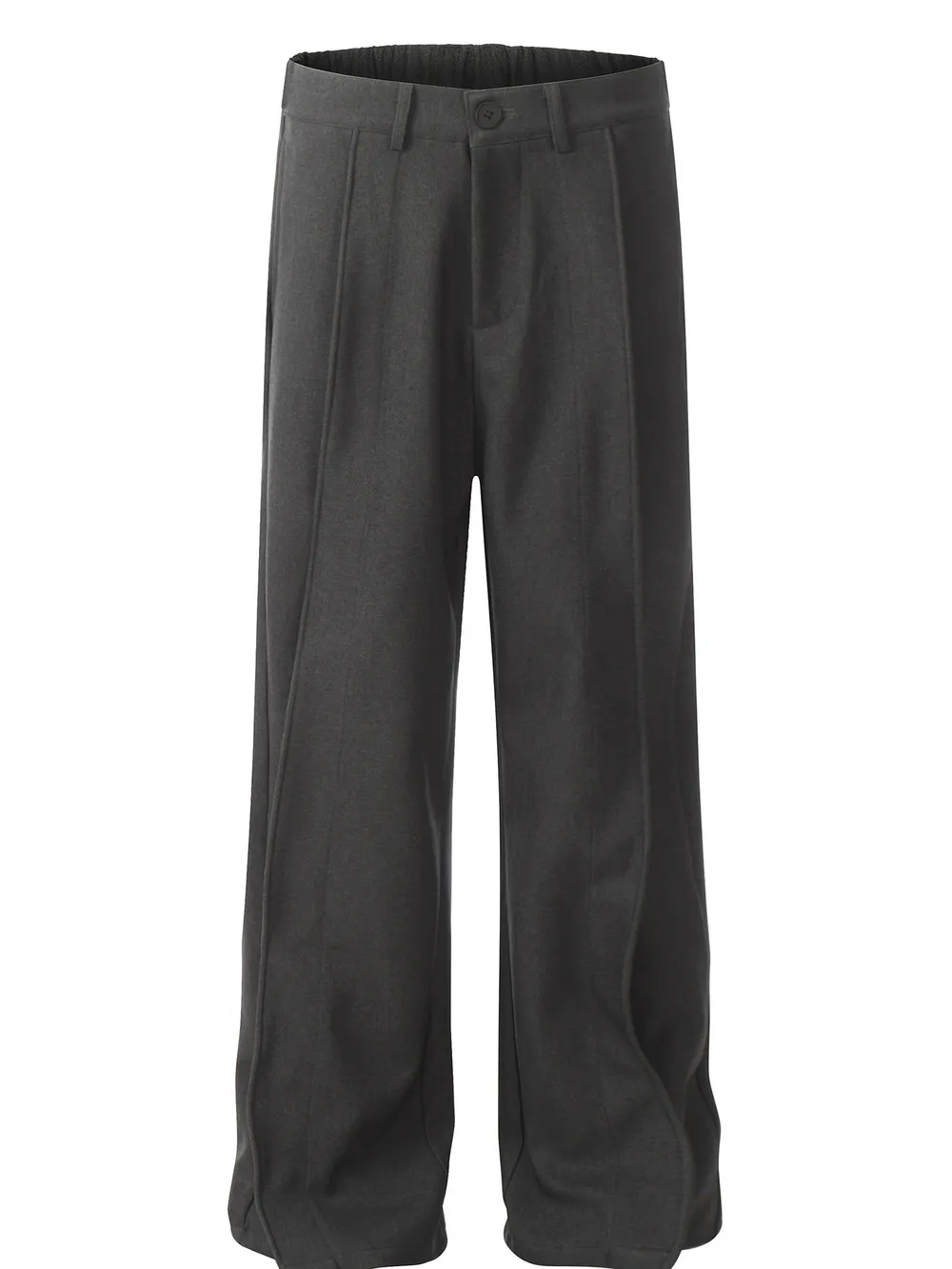 Men's Wide Leg Pants with Pleated Front, image 2