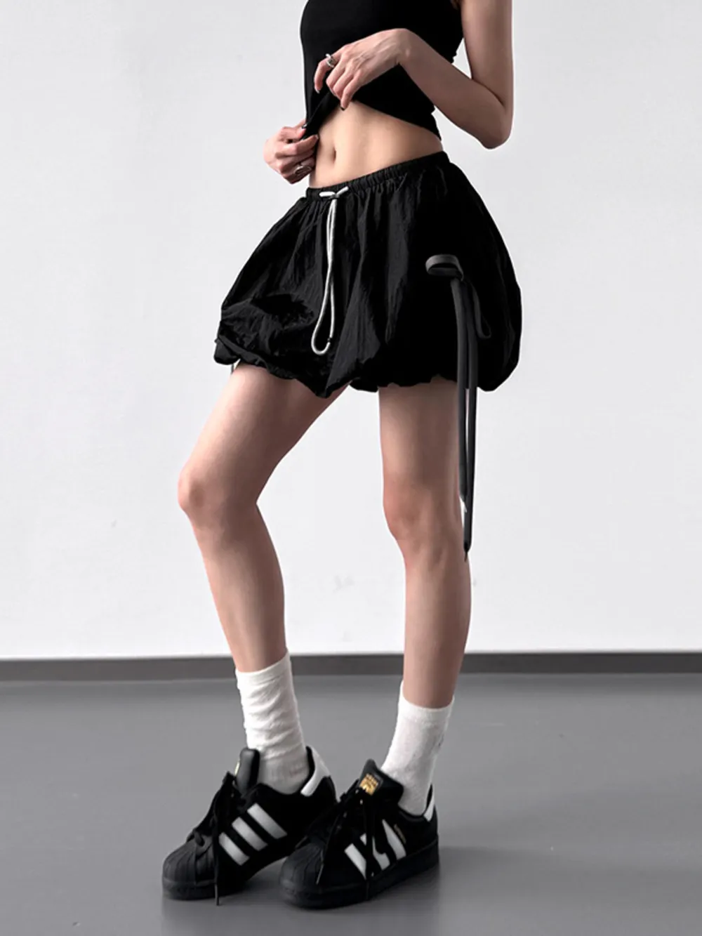 Bubble Drawstring Casual Shorts, image 5