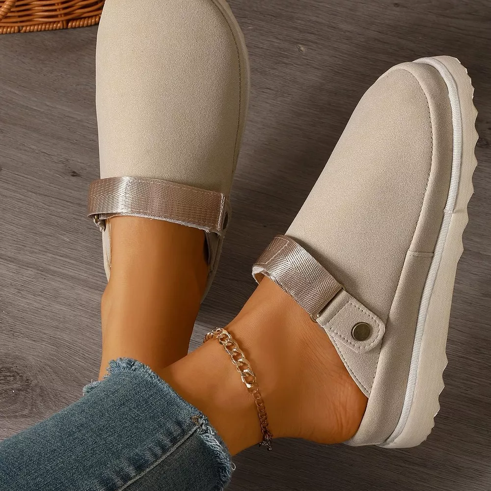 Round Toe Platform Slippers, image 12