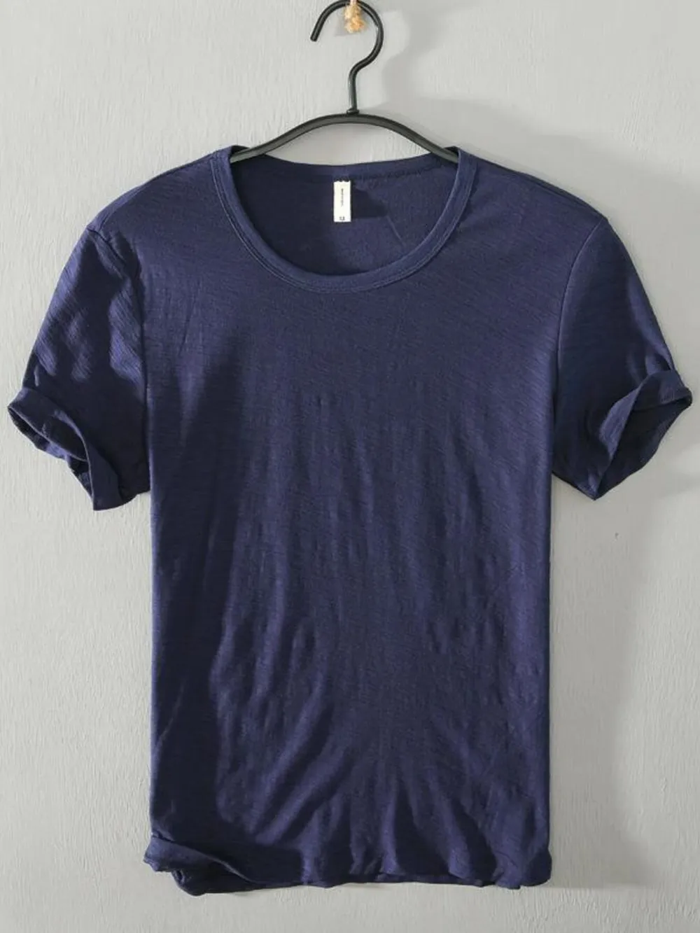 Men's Plus Size Basic Style Round Neck Short Sleeve T-Shirt, image 3