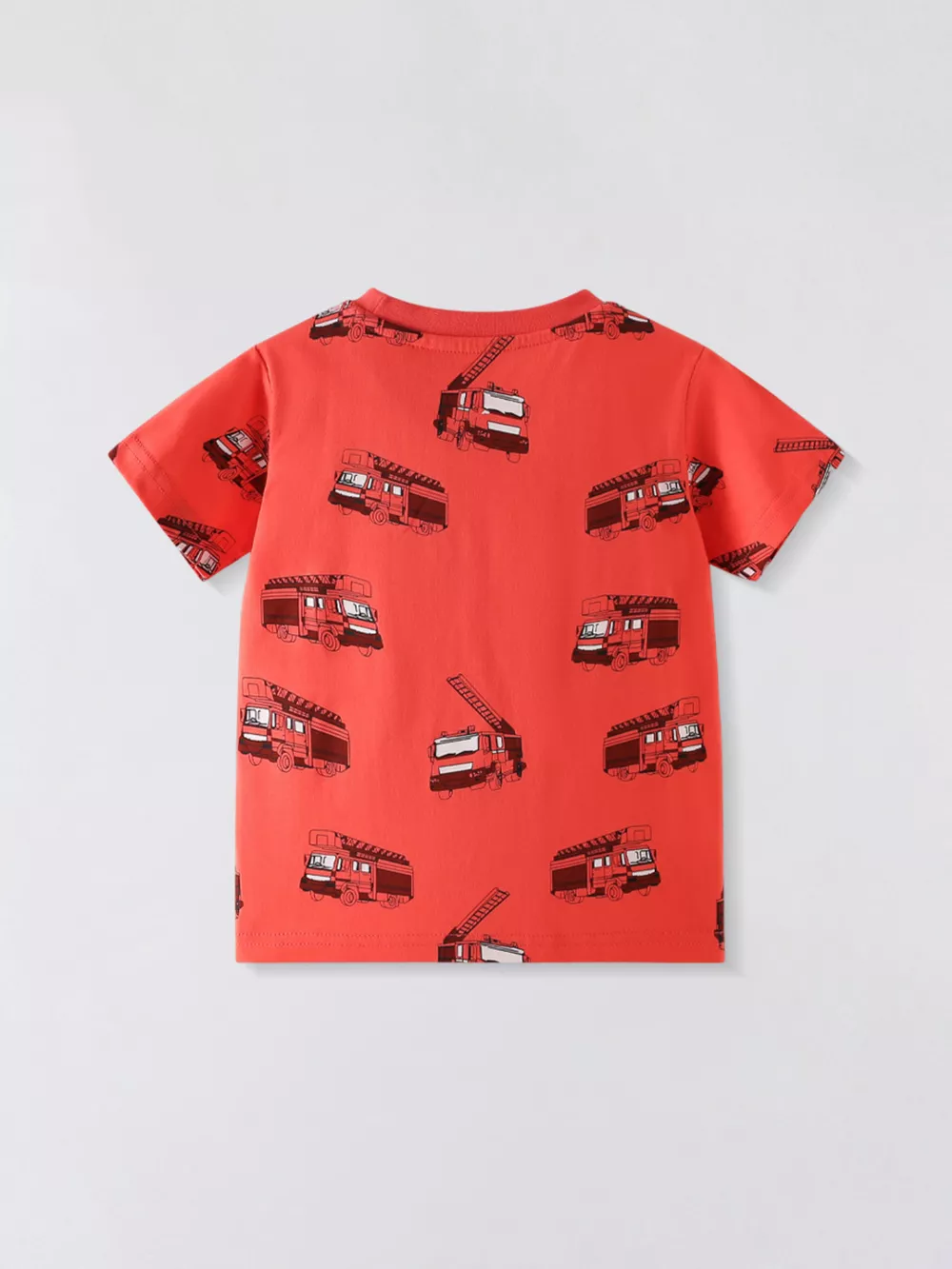 Children's Truck Print Crew Neck Short Sleeve T-Shirt, image 5