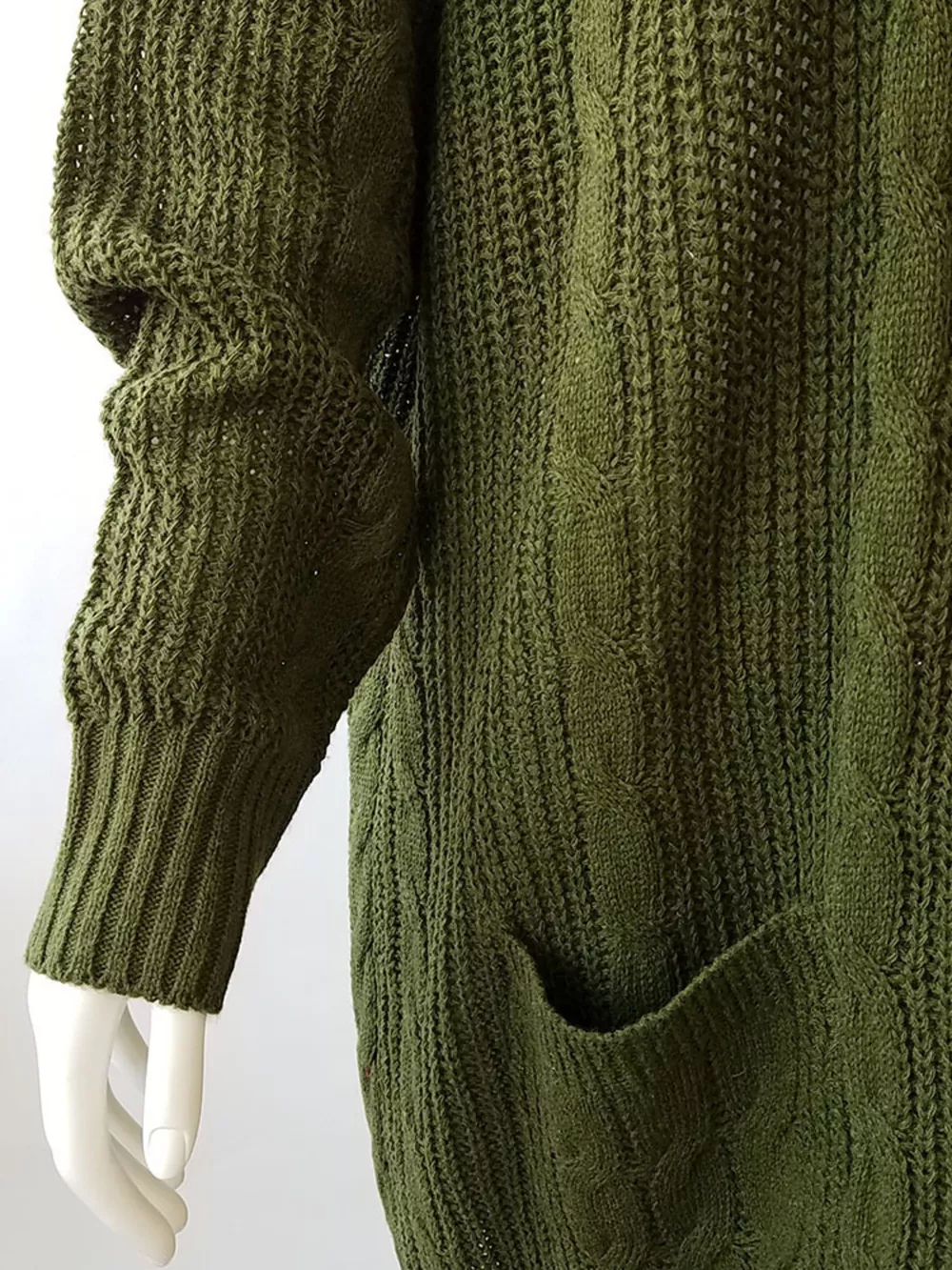 Chunky Knit Open Front Cardigan, image 20