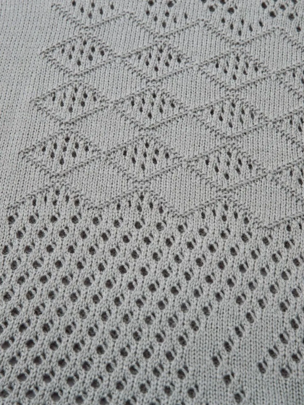 Men's Openwork Button Detail Knit Henley T-Shirt, image 11