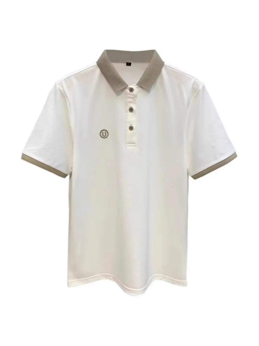 Men's Classic Contrast Short Sleeve Collar Polo Shirt, image 6