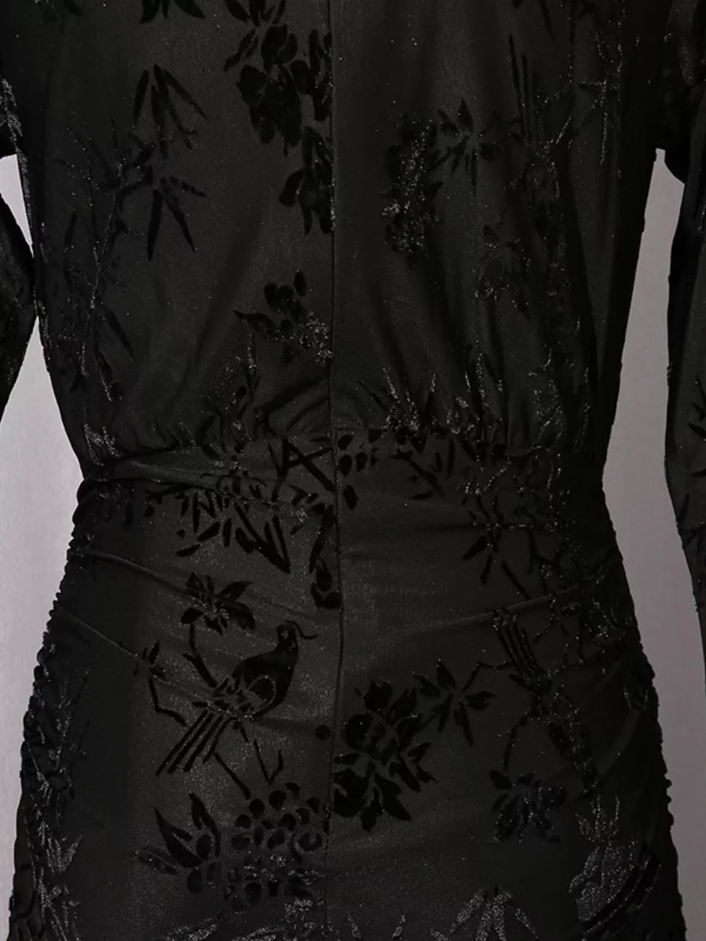 Ruched Long Sleeve Mini Dress, image 15