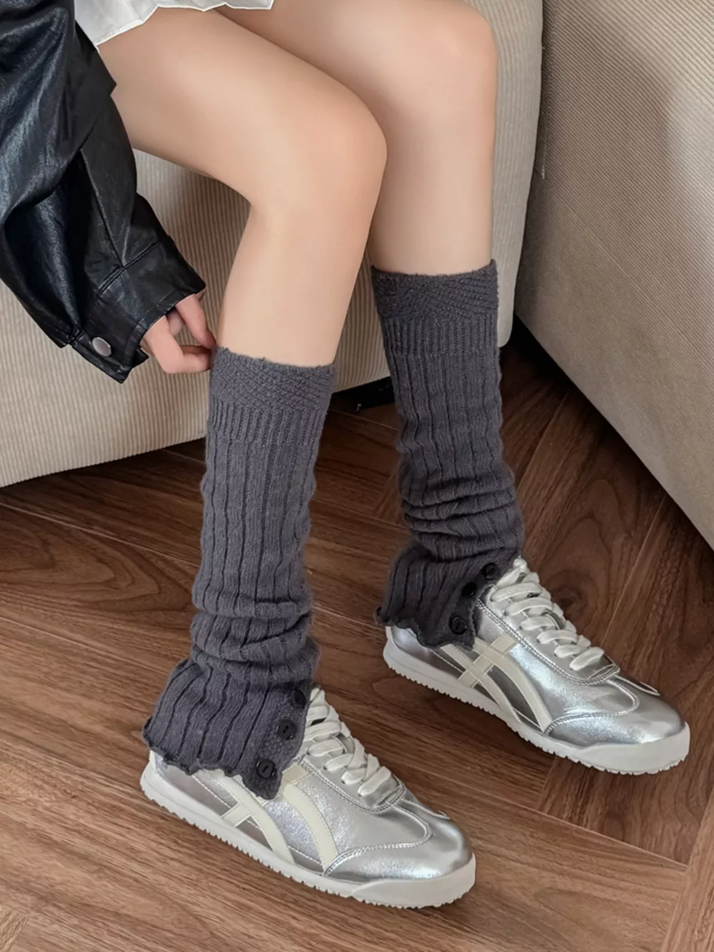 Slouchy Knit Leg Warmers