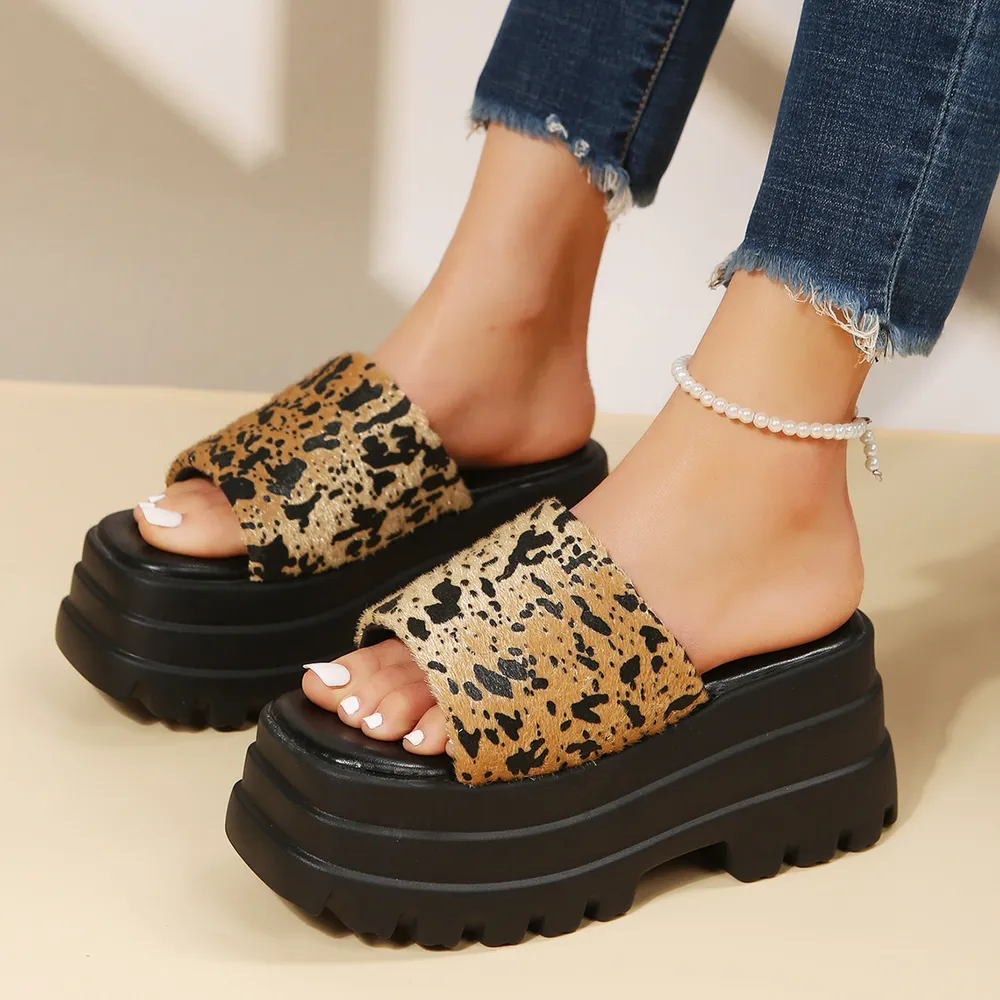 Open Toe Platform Slide Sandals, image 16