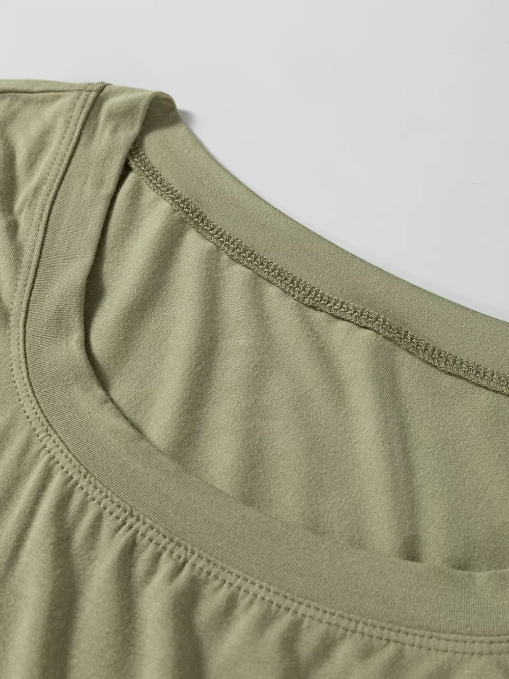 Solid Color Long Sleeve Fitted Top, image 7