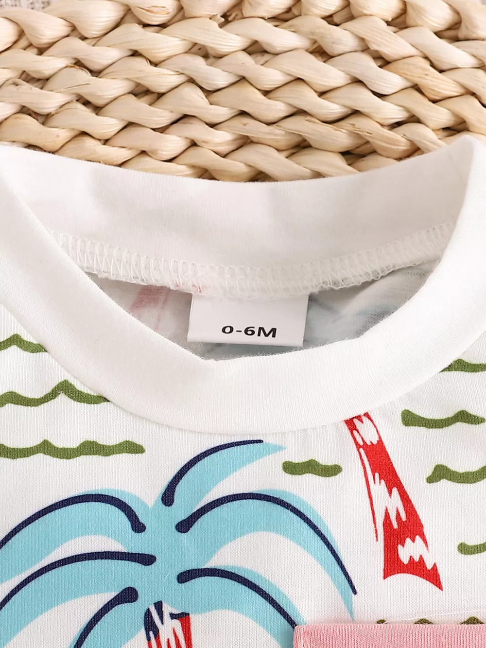 Children's Palm Tree Print T-Shirt and Shorts Set, image 12