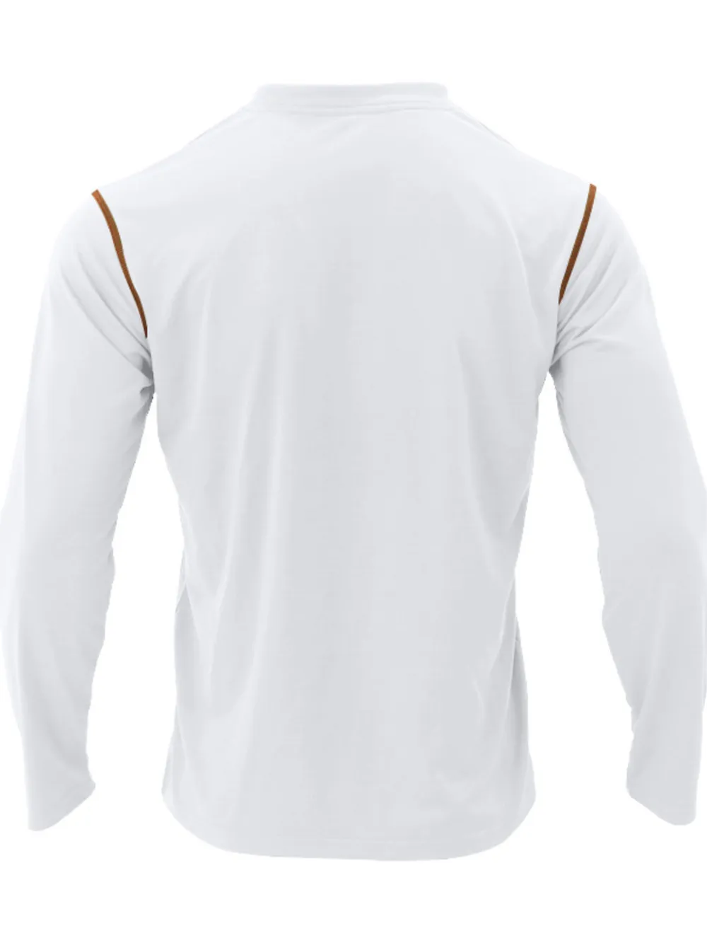 Men's Full Size Long Sleeve Polo with Contrast Trim Plus Size, image 3