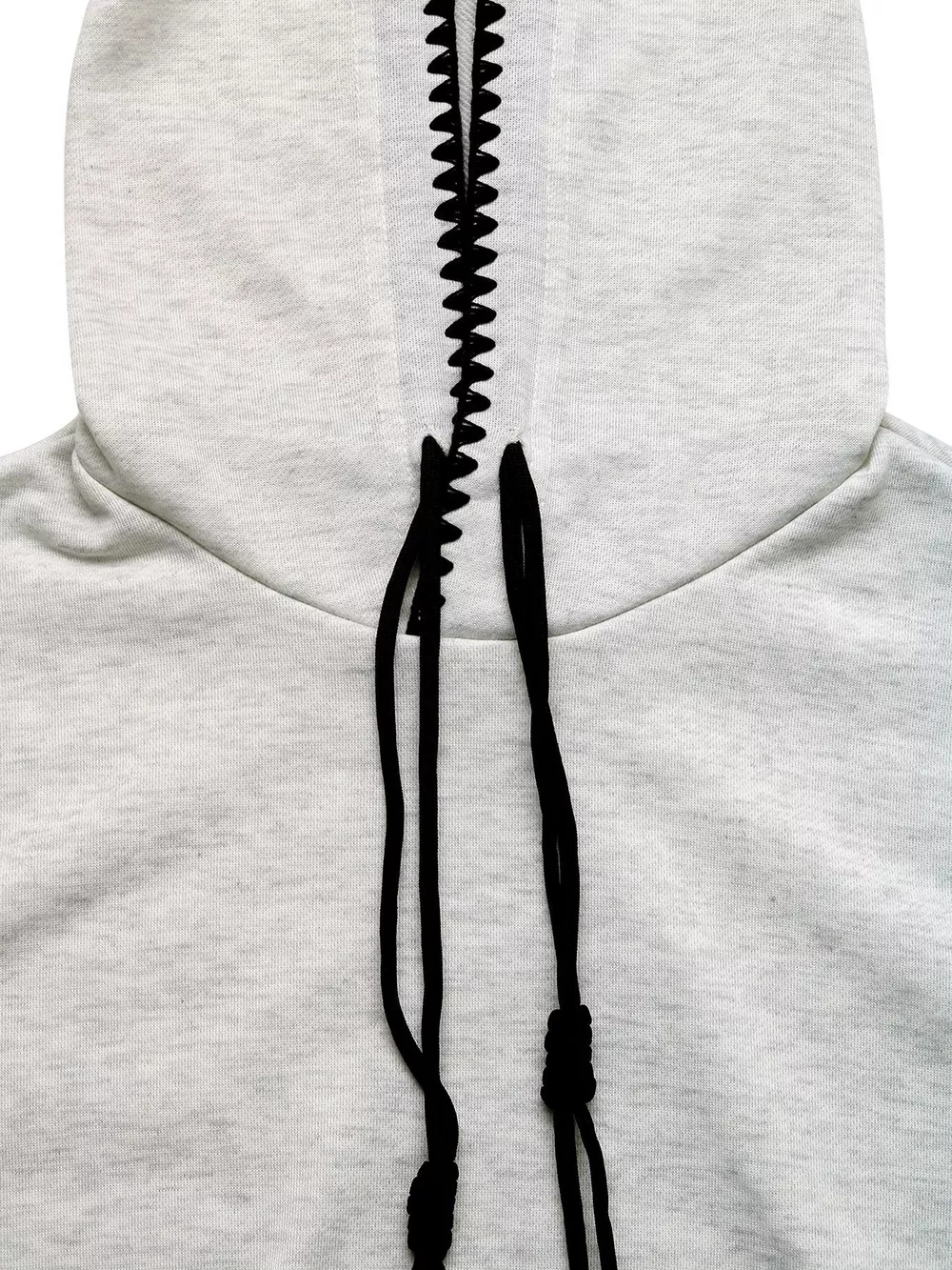 Contrast Trim Drawstring Hoodie with Kangaroo Pocket, image 6