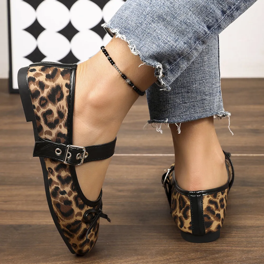 Square Toe Flats Slip-Ons, image 9