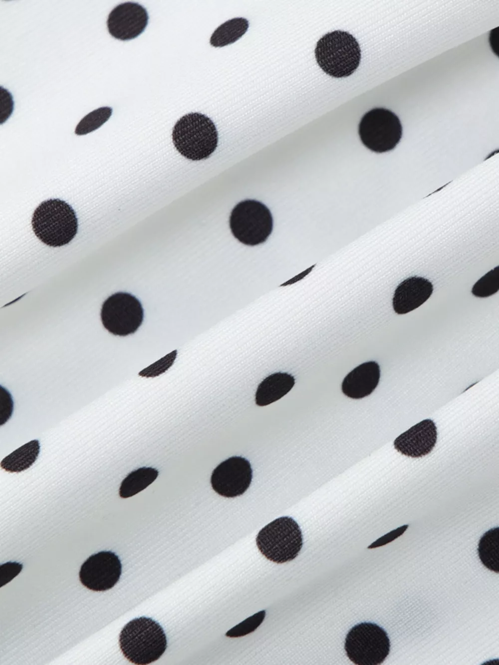 Polka Dot Ruched V-Neck Top, image 17