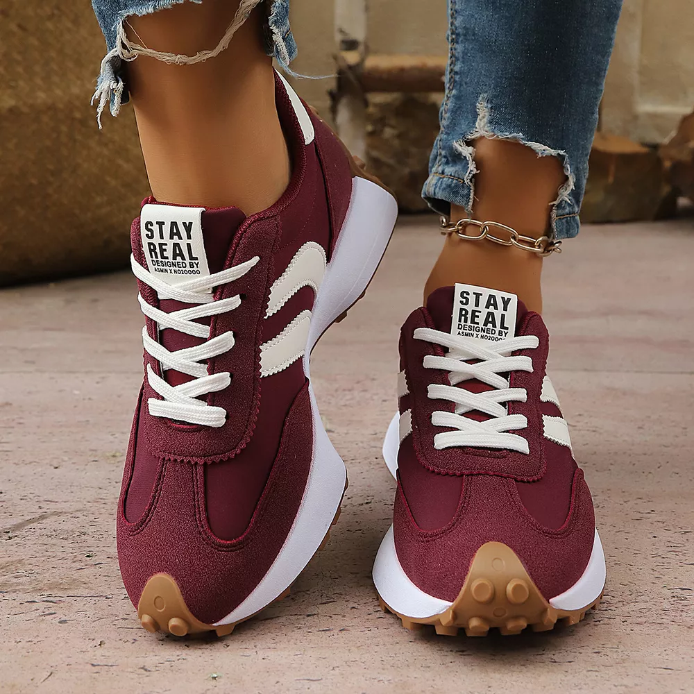 Round Toe Lace Up Sneakers, image 13