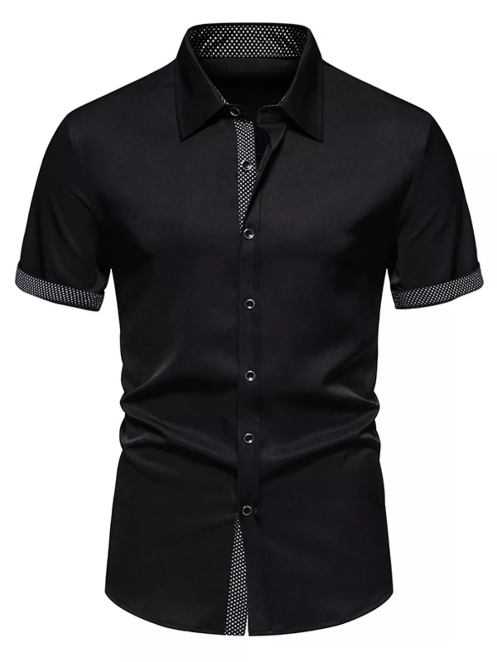 Men's Slim Fit Short Sleeve Shirt