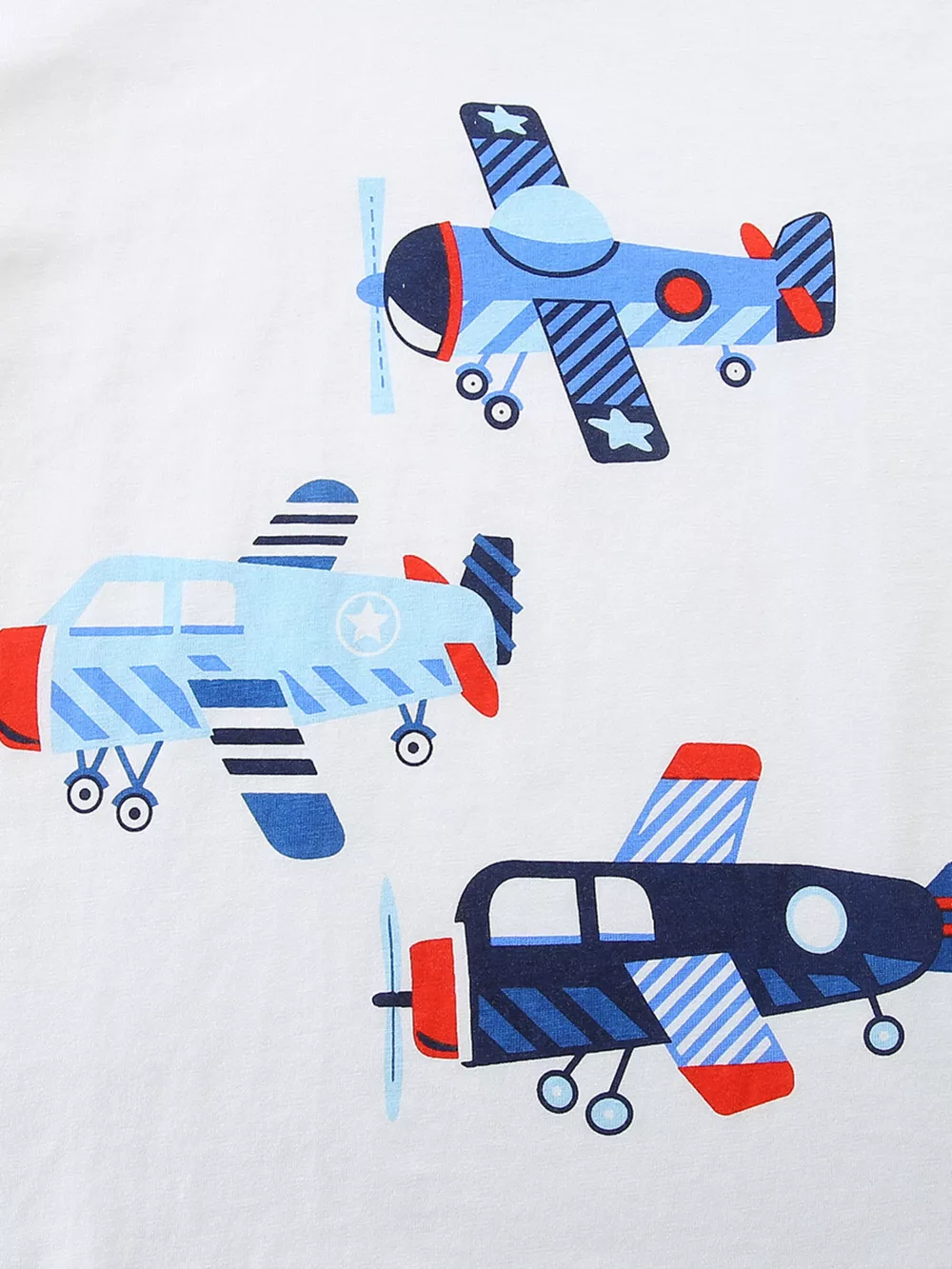 Kids' Airplane Print T-shirt and Shorts Set, image 3