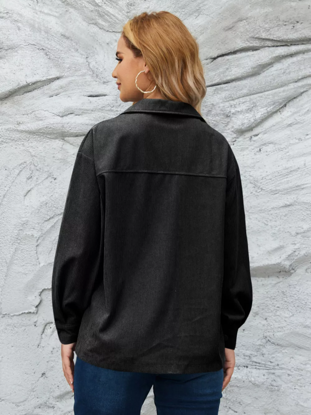 Casual Corduroy Button-Down Jacket, image 17