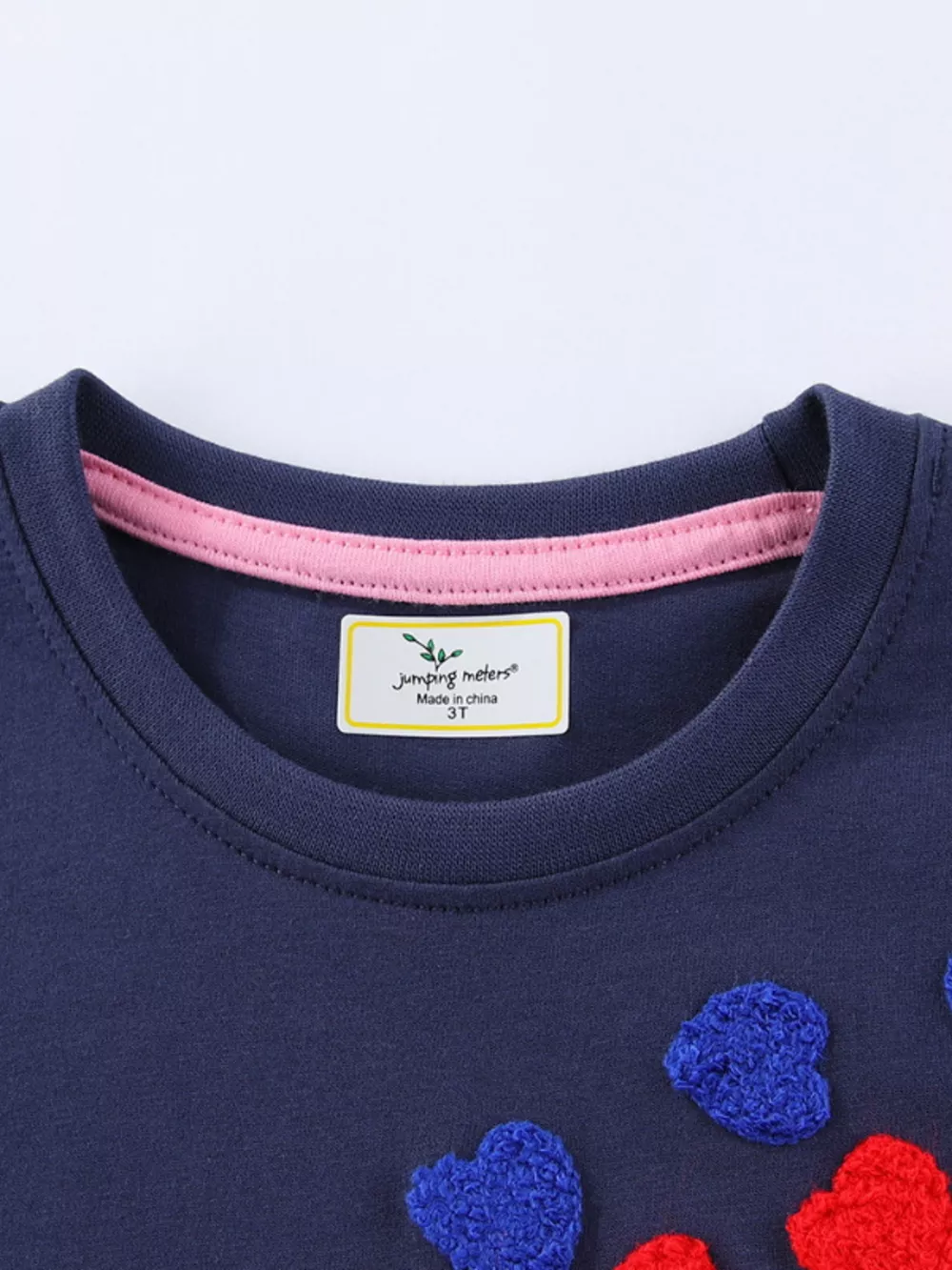 Children's Heart Applique Short Sleeve Dress, image 3