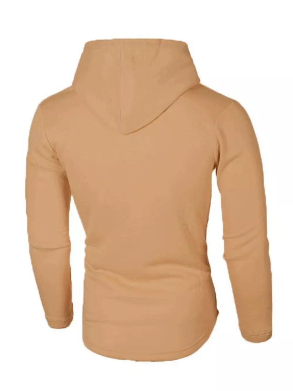 Men's Plus Size Casual Slim Fit Long Sleeve Hoodie, image 12