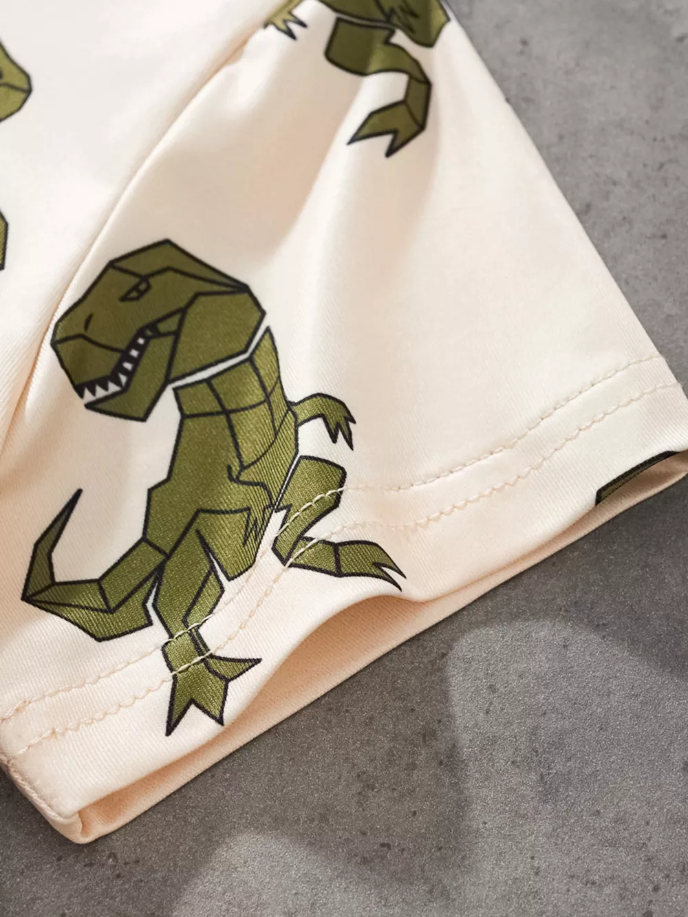 Children's Dinosaur Print Short Sleeve Tee and Shorts Set, image 5