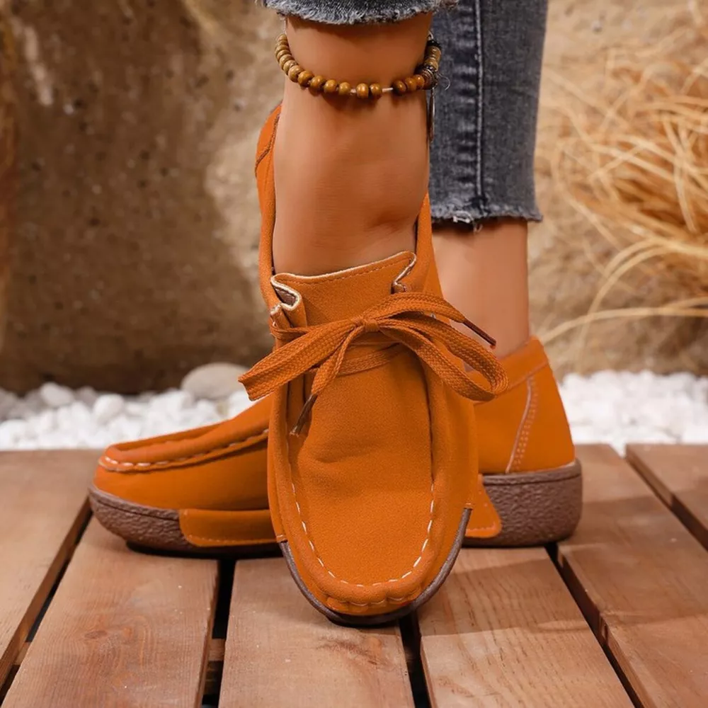 Round Toe Lace Up Sneakers, image 10