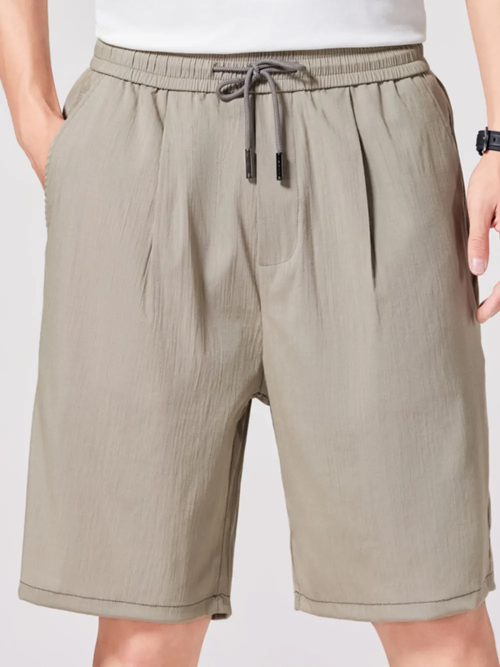 Men's Casual Drawstring Shorts, image 4
