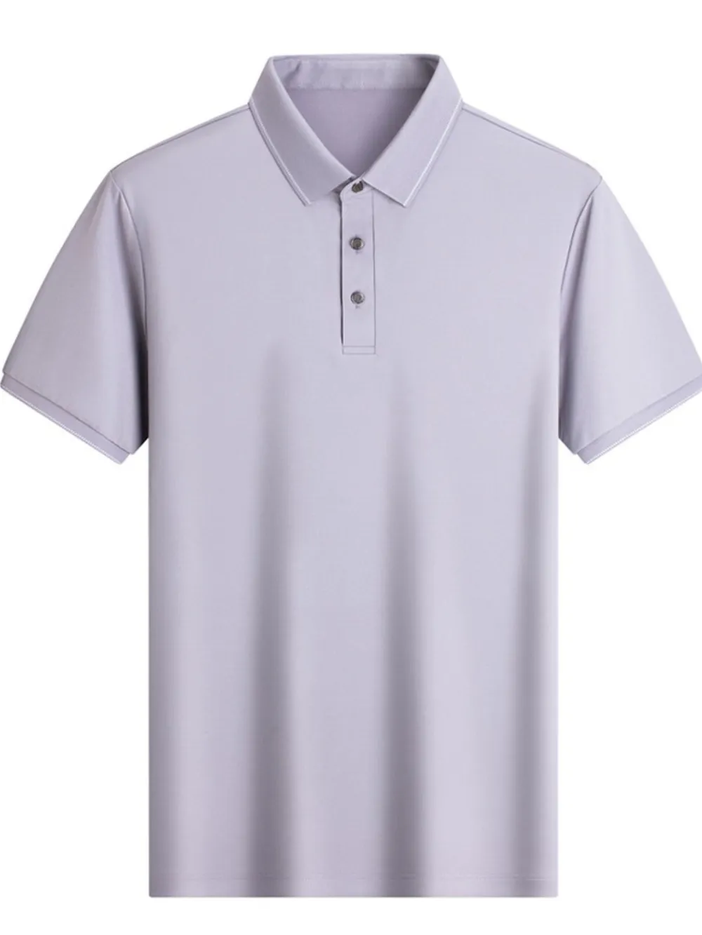 Men's Button Detail Short Sleeve Polo, image 2