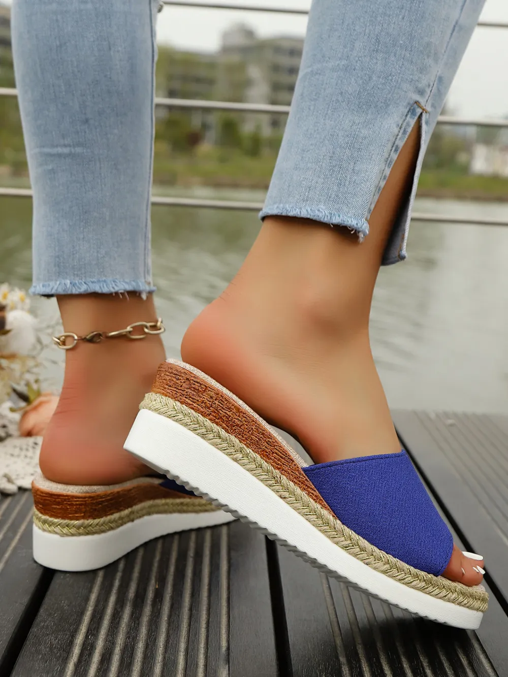Open Toe Wedge Sandals, image 7