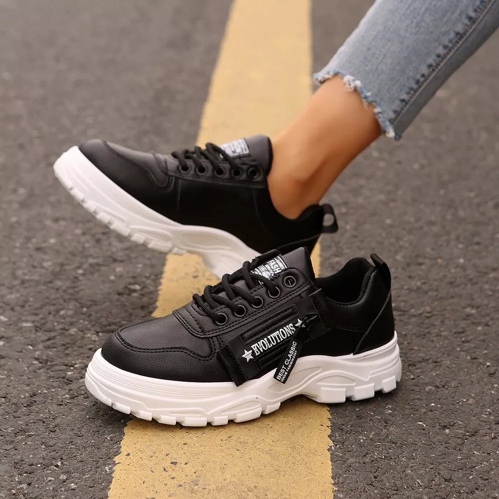 Lace Up Round Toe Athletic, image 9