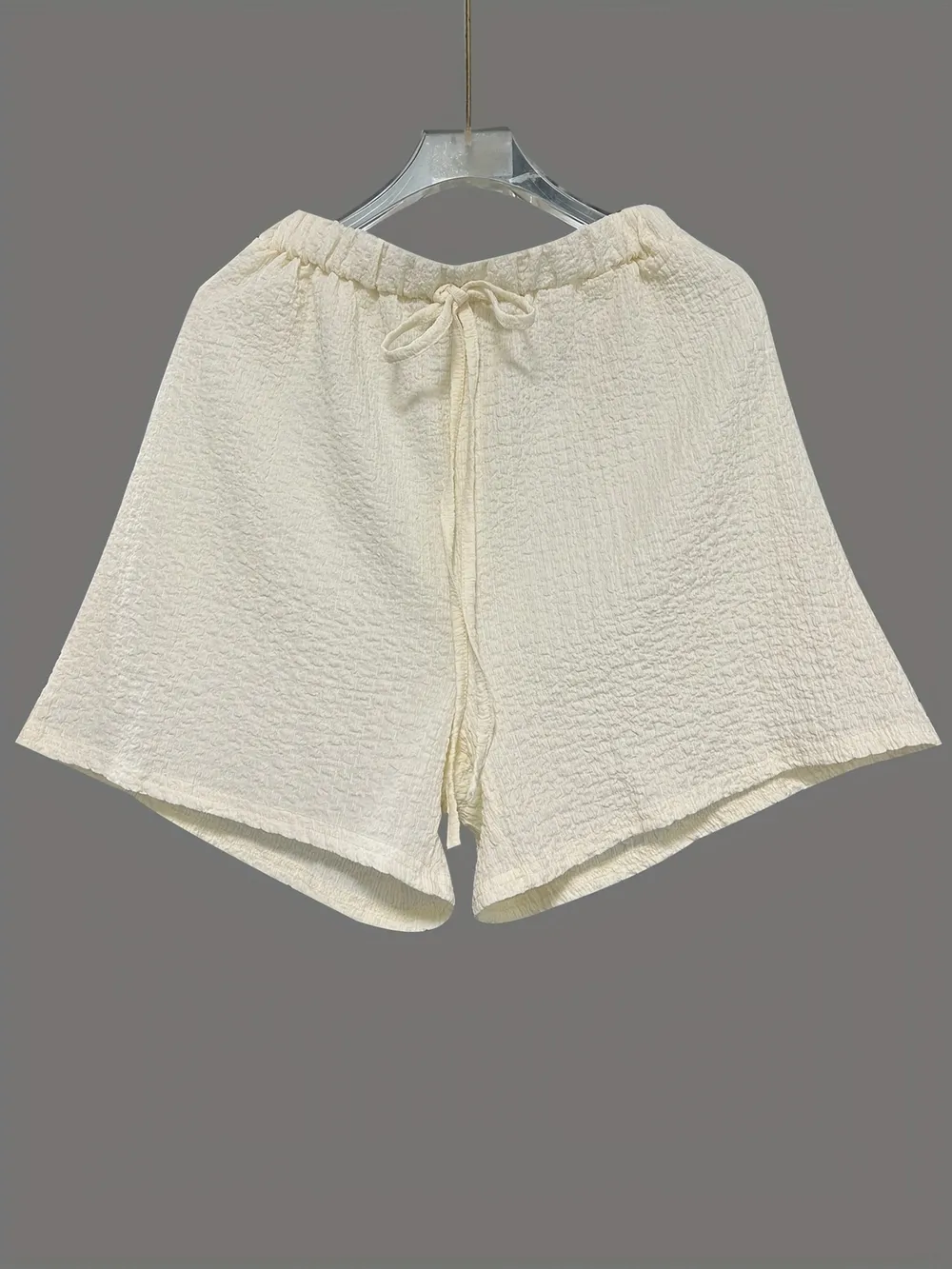 Tie Front Long Sleeve Top and Shorts Set, image 6