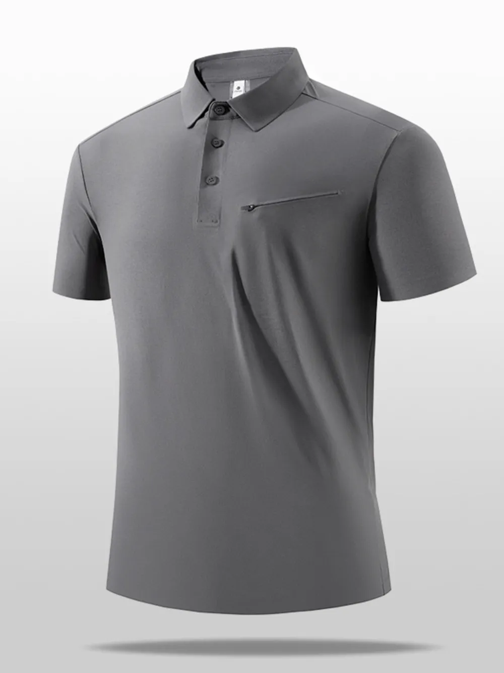 Men's Plus Size Button Detail Short Sleeve Polo, image 12
