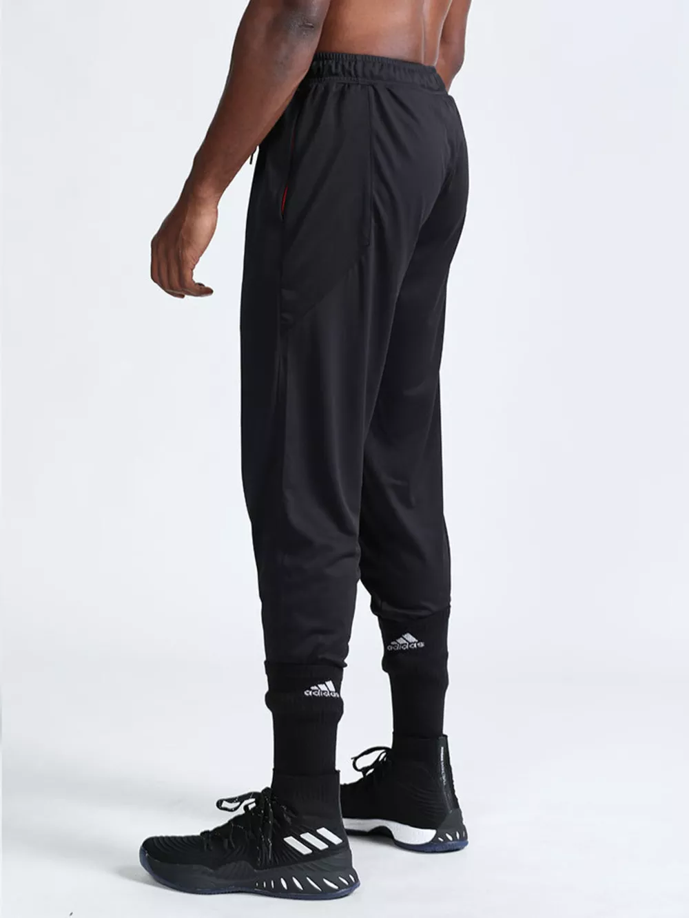 Men's Drawstring Joggers with Pockets, image 2