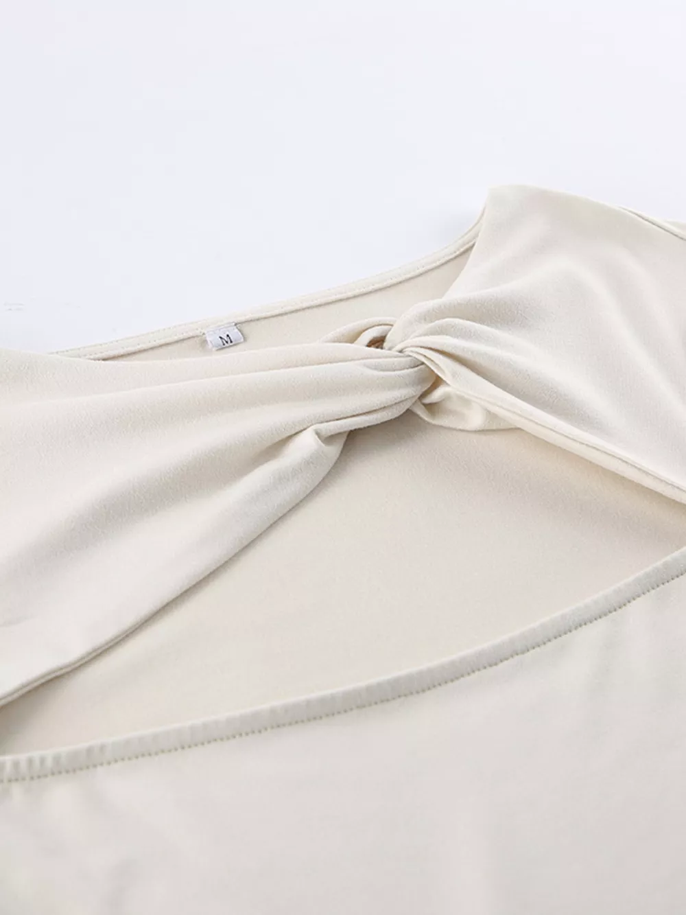 Cutout Knot Front Long Sleeve Top, image 10