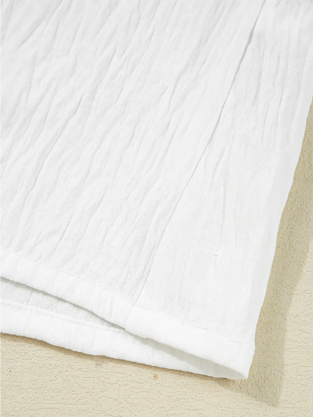 Drawstring Puff Sleeve Tie Neck Blouse, image 7