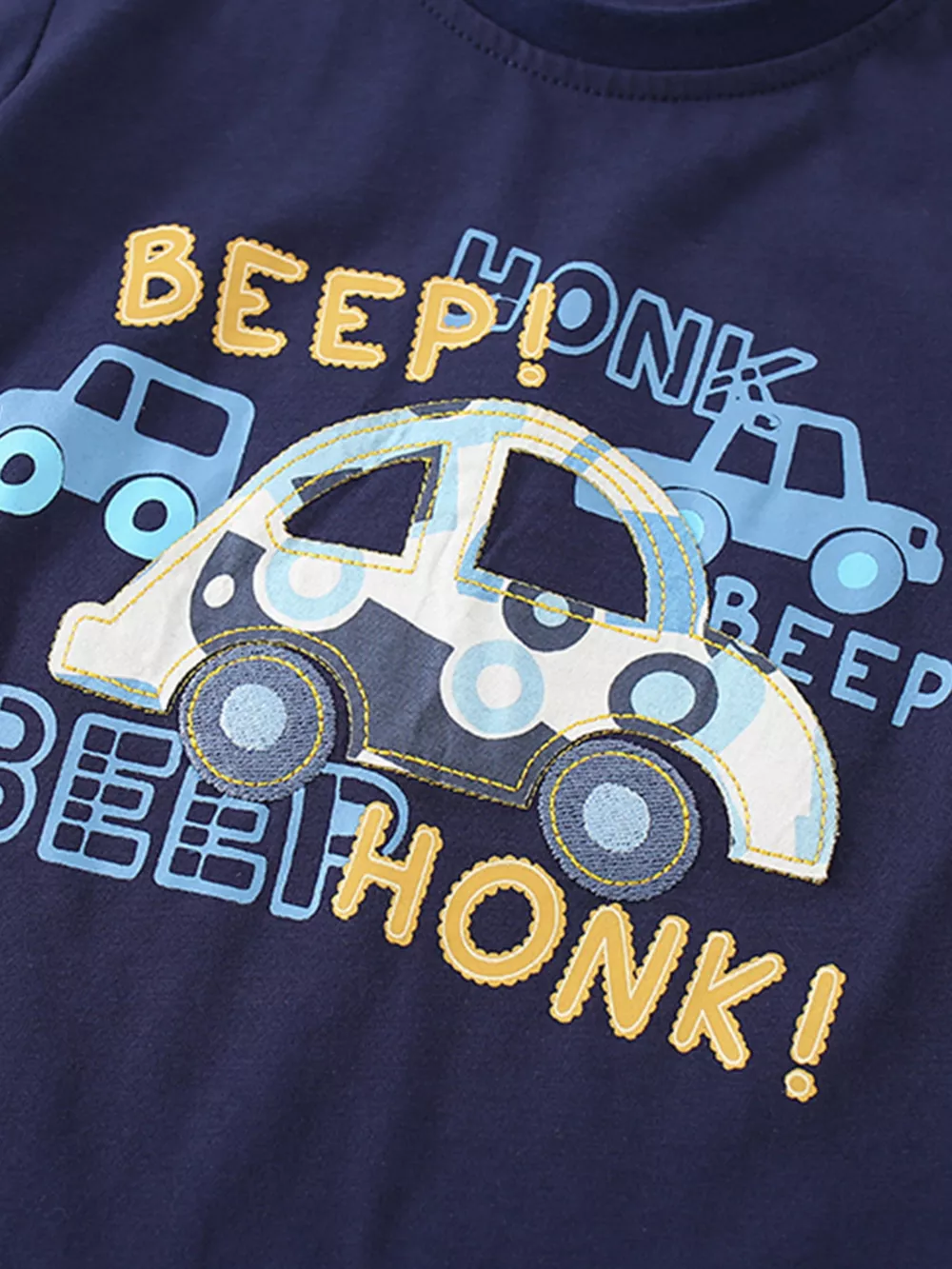 Children's Car Print Tee and Shorts Set, image 3